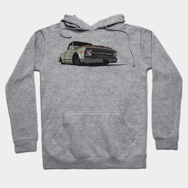 Patina Chevy C-10 Hoodie by mal_photography